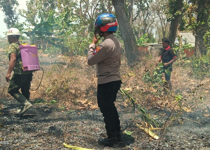Polisi dan Warga Bersinergi Cegah Karhutla di Kawasan Hutan Panceng
