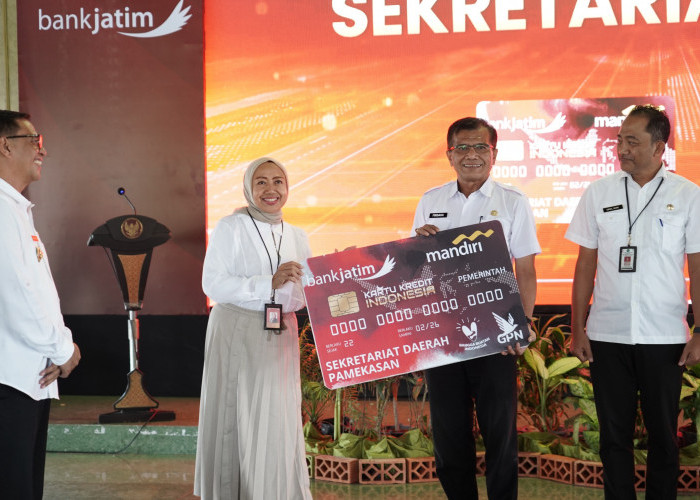 Dukung Cashless, Bank Jatim Bersama Pemkab Pamekasan Launching KKI