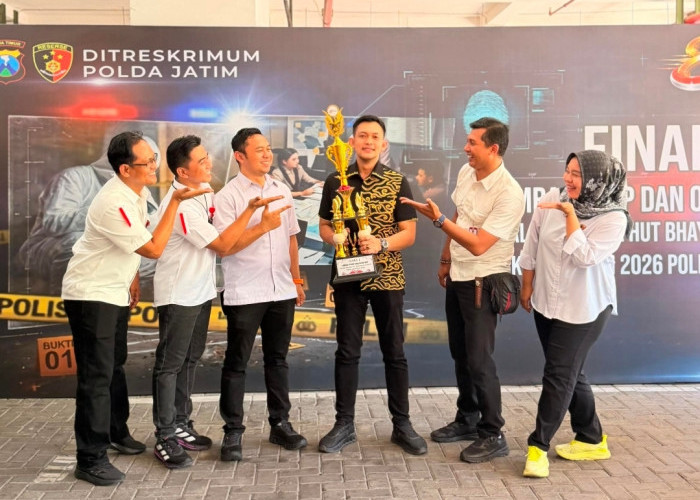 Sebelum Pindah Tugas, AKP Angga Riatma Persembahkan Juara I Olah TKP se-Polda Jatim untuk Masyarakat Jember