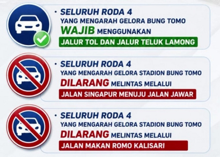 Piala Presiden 2026 di Surabaya, Satlantas Polrestabes Terapkan Rekayasa Lalu Lintas Menuju GBT