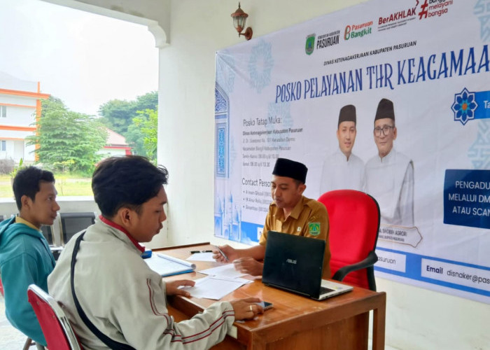 Posko THR Kabupaten Pasuruan Diserbu Kalangan Buruh