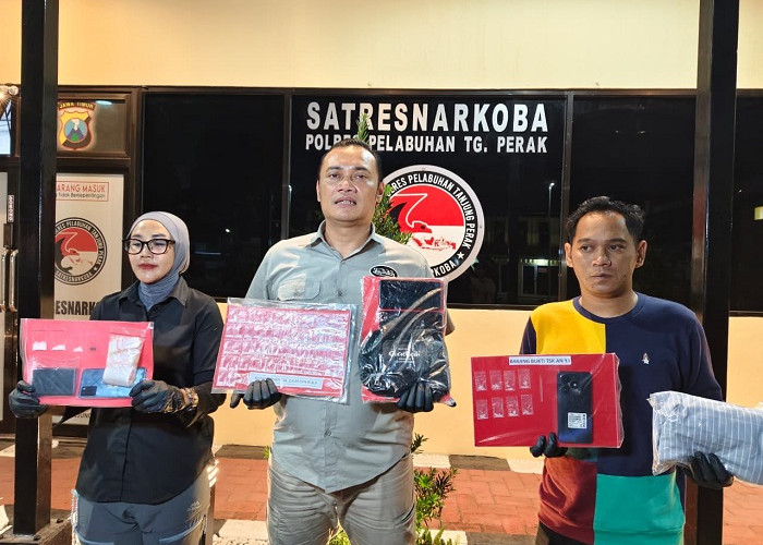 Satreskoba Polres Pelabuhan Tanjung Perak Bongkar Tiga Jaringan Narkoba, Sita 22,76 Gram Sabu