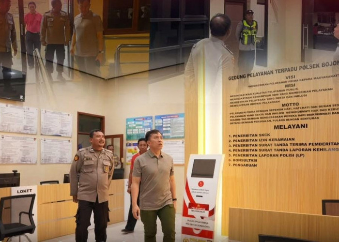 Kapolres Bojonegoro Laksanakan Sidak di Polsek Kota, Pastikan Kesiapsiagaan Personel