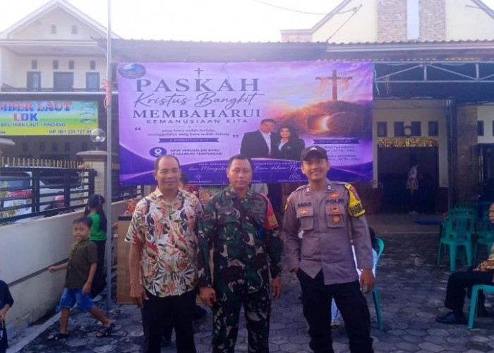 Polsek Tempursari Lumajang Amankan Ibadah Paskah BKSAG di Tegalrejo, 250 Jemaat Hadir