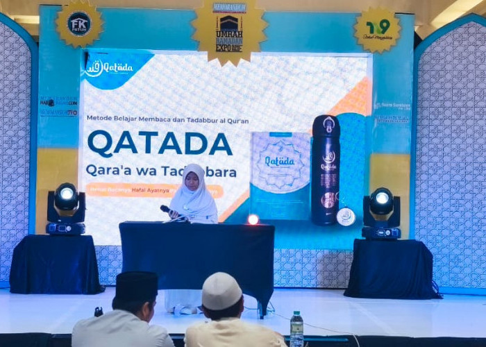 Lantunan Alquran Peserta Lomba Tartil Getarkan Pengunjung dalam Acara Umrah Ramadan Expo di Royal Plaza
