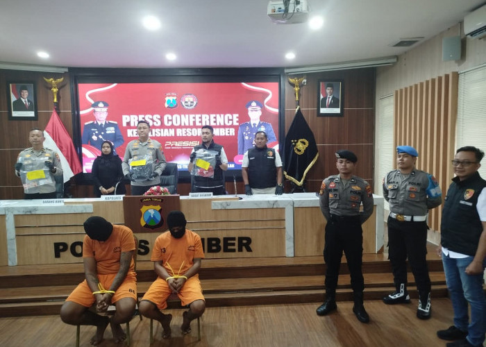 Polisi Bekuk Dua Pelaku Perampasan Motor di Gumukmas, Modus Ajak Korban ke Jalan Sepi