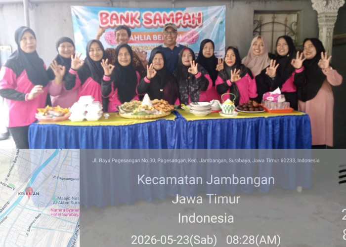 Peduli Lingkungan, Warga RT 05 RW 03 Pagesangan Resmikan Bank Sampah Dahlia Berkah