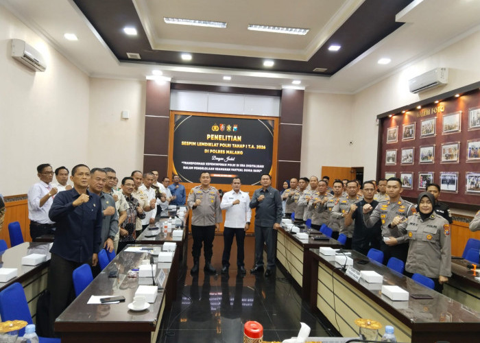 Kaji Transformasi Kepemimpinan Era Digital, Tim Sespim Lemdiklat Polri Jaring Aspirasi di Polres Malang