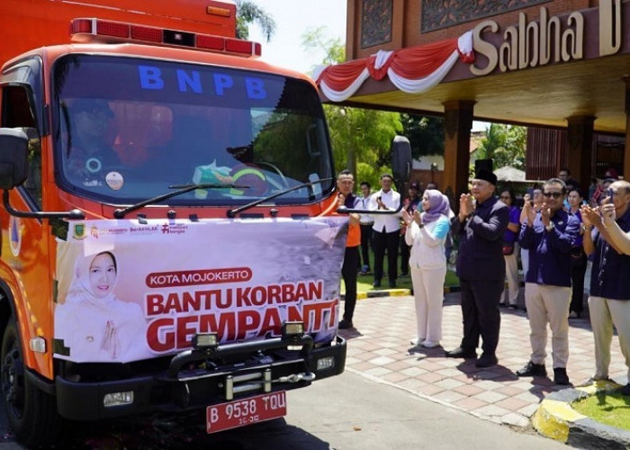 Cak Sandi Lepas Bantuan Gempa NTT dari Pemkot Mojokerto, Donasi Warga Capai Rp146,19 Juta