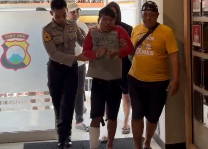 Curi Motor Tetangga, Residivis Asal Menganti Gresik Dilumpuhkan Polisi
