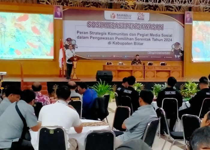 Bawaslu Kabupaten Blitar Ajak Pegiat Media Sosial Awasi Pilkada