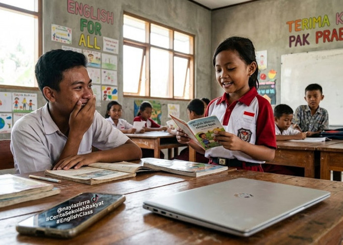 Kaget Tiba-tiba Fasih Bahasa Inggris, Kakak Bangga Adiknya Belajar di Sekolah Rakyat