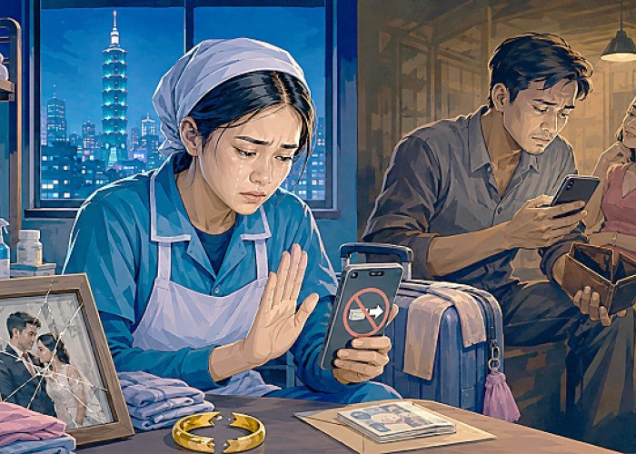 Nasib Cinta Seorang TKW (2):  Uang Kiriman Disetop, Topeng Sang Suami Mulai Runtuh