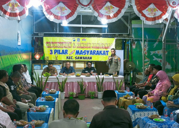 Kapolsek Sawahan Gelar Nusantara Cooling System, Ajak Warga Jalin Kemitraan