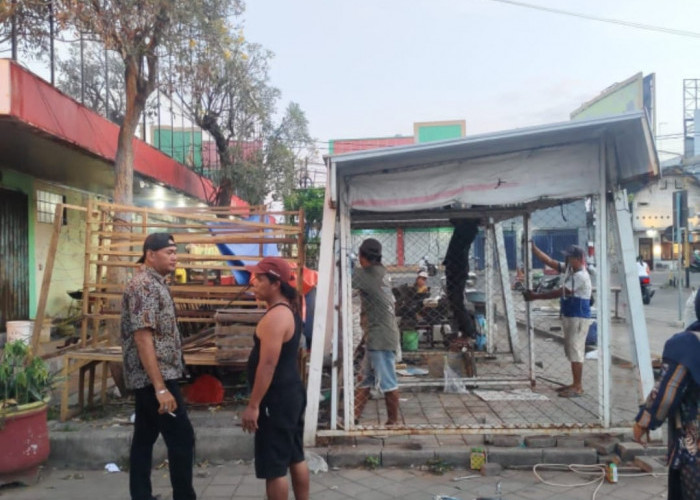 Ciptakan Rasa Nyaman dan Bersih, Penataan PKL Pasar Besar Berlanjut