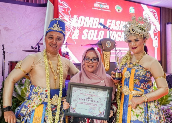 Kantah ATR/BPN Trenggalek Juara Best Catwal Lomba Fashion Show Hantaru 2024