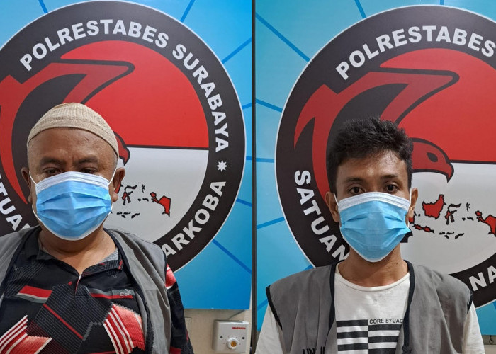 Satreskoba Polrestabes Surabaya Bekuk 2 Budak Sabu