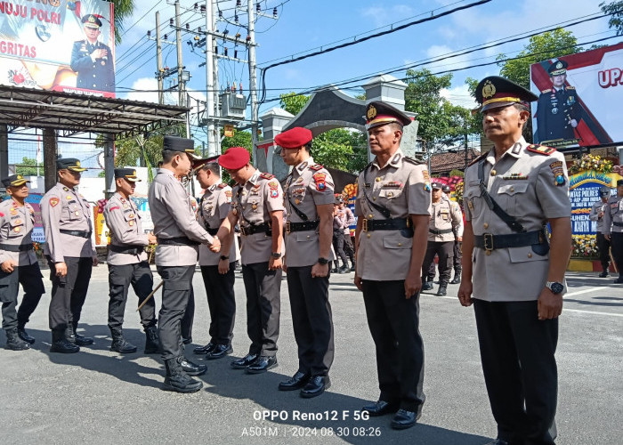 Lantik Sejumlah Perwira, Kapolres Tulungagung Pesan Agar Segera Beradaptasi dengan Tugas Baru