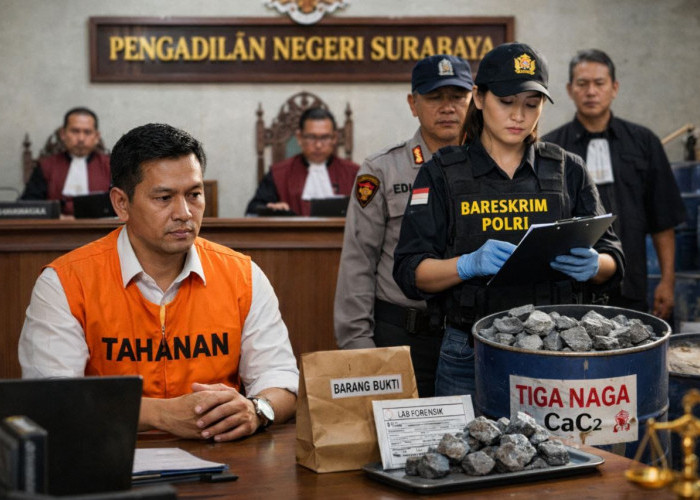 Edarkan Karbit Impor Tanpa SNI Wajib, Direktur PT Tunas Jaya Sakti Indonesia Disidangkan di PN Surabaya