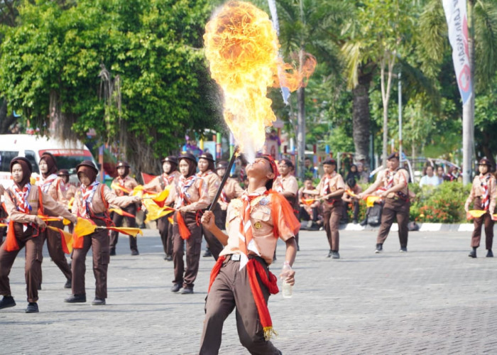 Pramuka Solusi Strategis Cetak Generasi Tangguh di Lamongan