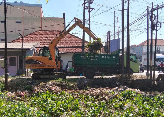 Pemkab Sidoarjo Genjot Normalisasi Sungai dan Pembersihan Afvoer 