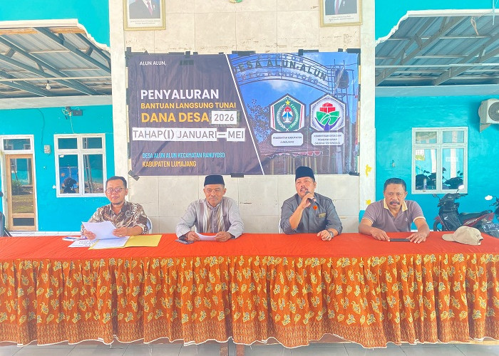 Pemdes Alun-Alun Lumajang Salurkan BLT Dana Desa Tahap 1 kepada 11 Warga