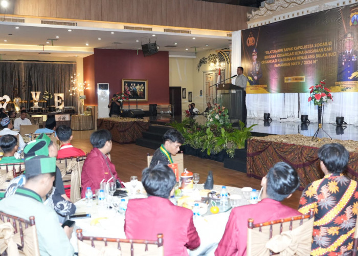 Jelang Ramadan, Kapolresta Sidoarjo Silaturahmi dengan Mahasiswa dan Tokoh Agama