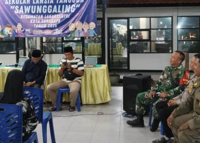 Polsek Lakarsantri Perkuat Sinergi, Bhabinkamtibmas Lidah Wetan Surabaya Hadiri Rapat Pemantapan Sedekah Bumi