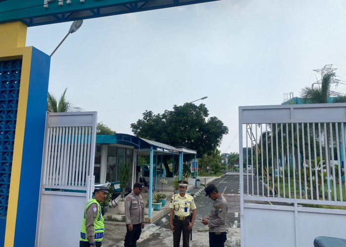 Patroli Objek Vital Polsek Tandes Sambangi Gardu Induk PLN Margomulyo