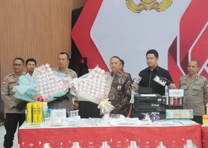 Polresta Sidoarjo Bongkar Jaringan Uang Palsu Lintas Provinsi, Tiga Tersangka Ditangkap