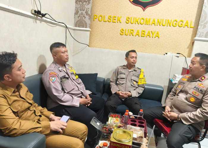 Perkuat Sinergitas Tiga Pilar, Polsek Sukomanunggal Rakor Kamtibmas Deteksi Dini Kerawanan Wilayah