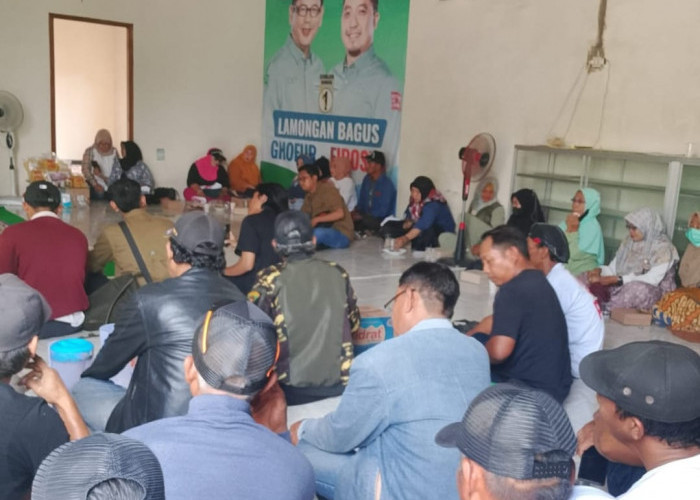 Dialog dengan Pelaku UMKM, Kaji Ghofur Kedepan Lebih Perhatikan UMKM di Lamongan