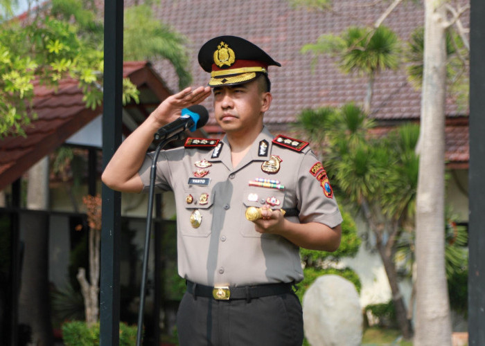 Jelang Kunjungan Kapolri, Kapolres Jombang Tekankan Disiplin dan Kebersihan Mapolres