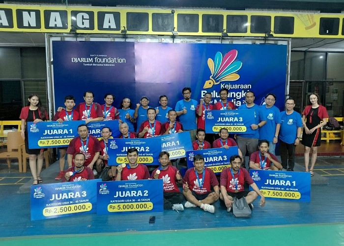 Dua Juara Baru Lahir di Kejuaraan Bulutangkis Antar Media 2026 Zona Timur