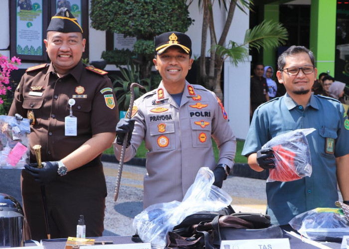 Kapolres Ngawi Hadiri Pemusnahan Barang Bukti Inkracht 2026, Wujud Sinergitas dan Transparansi Penegakan Hukum