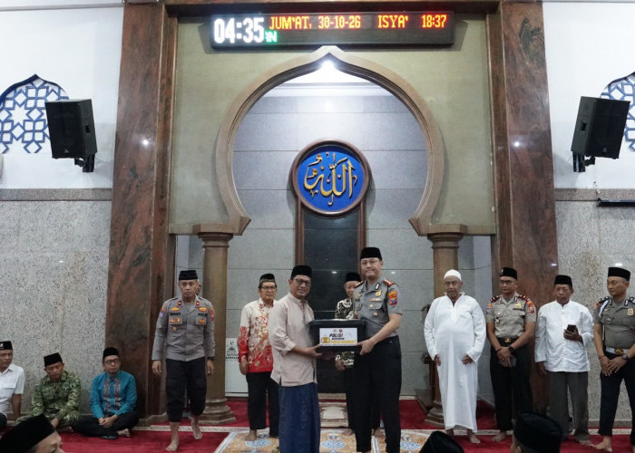 Subuh Keliling Kapolresta Sidoarjo Ajak Masyarakat Jaga Kamtibmas