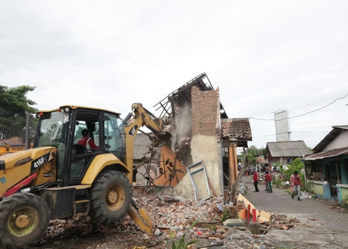 Pembebasan Lahan Kampung Taman Pelangi Rampung, Seluruh Bangunan Bekas Rumah Warga Diratakan