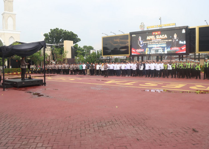 Polresta Sidoarjo Pastikan Pengamanan Natal Berjalan Aman dan Kondusif