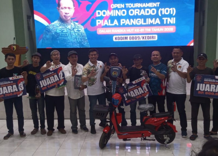Turnamen Domino Piala Panglima TNI di Kediri Jadi Ajang Jaring Atlet Porprov dan PON