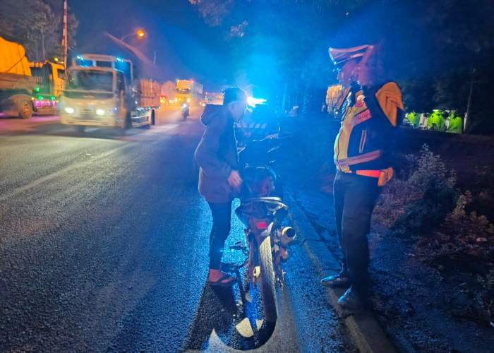 Puluhan Kendaraan Berknalpot Brong Diamankan Satlantas Polres Lamongan