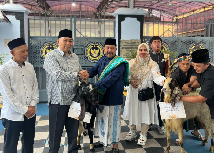 Lapas Kediri Salurkan Daging Kurban untuk Warga Binaan dan Masyarakat