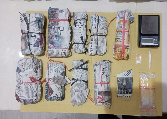 Tinggalkan Profesi Kurir Paket, Pria Surabaya Jadi Pengirim Ganja dan Sabu