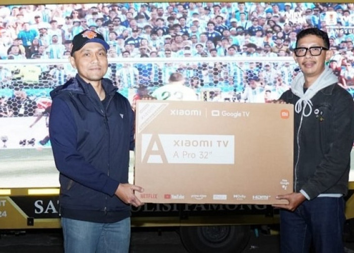Nobar Final Piala Dunia Polresta Malang Kota Bertabur Hadiah Menarik