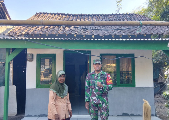 Program RTLH Kodim 0821/Lumajang, Warga Kokapan Dua Jatiroto Kini Miliki Rumah Layak Huni