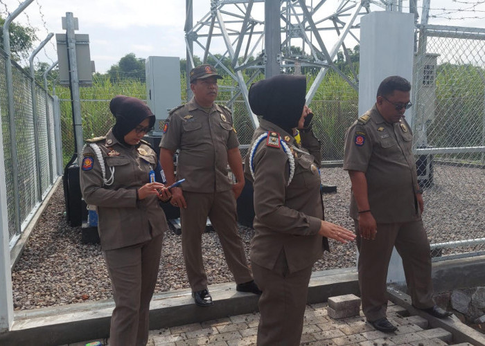 Proyek Tower BTS Bodong Nekat Jalan Terus Meski Disemprit Satpol PP