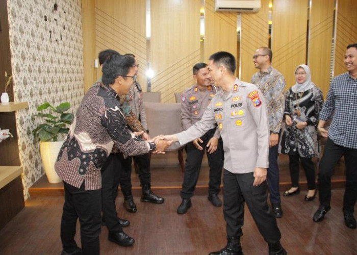 Perkuat Sinergi, Kapolres Kediri Kota Terima Silaturahmi Manager PLN UP3 Kediri