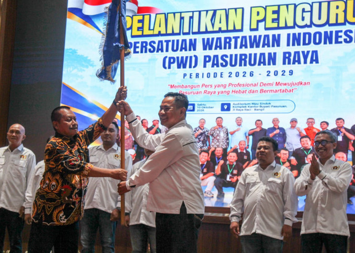 Pengurus PWI Pasuruan Raya Resmi Dilantik, Ada Santunan dan Pengundian Voucher