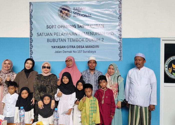 Hj Indah Konsisten Perluas Dapur MBG, Resmikan SPPG Tembok Dukuh 2 Surabaya