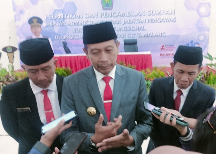 Lantik 96 Pejabat, Pj Wali Kota Malang Harap Jaga Kekompakan