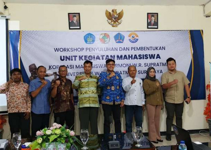 Rektor Unipra dan Dikopumdag Surabaya Apresiasi Pembentukan Kopma Harmoni WR Supratman